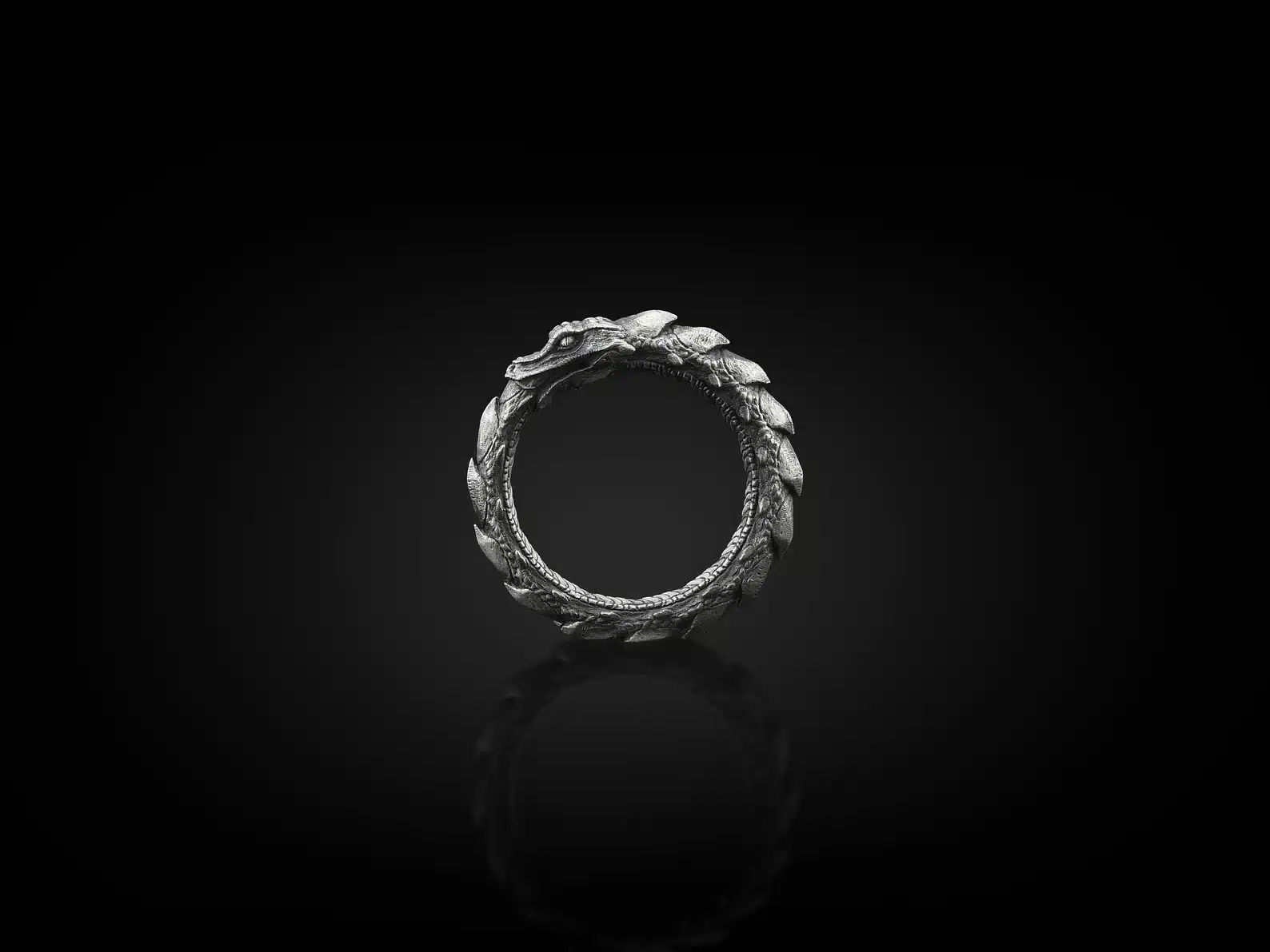 Dragon Handmade Sterling Silver Men Ring