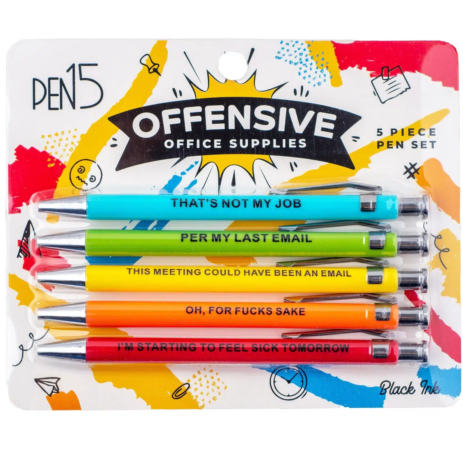 Offensive Pens Funny Gag Gift