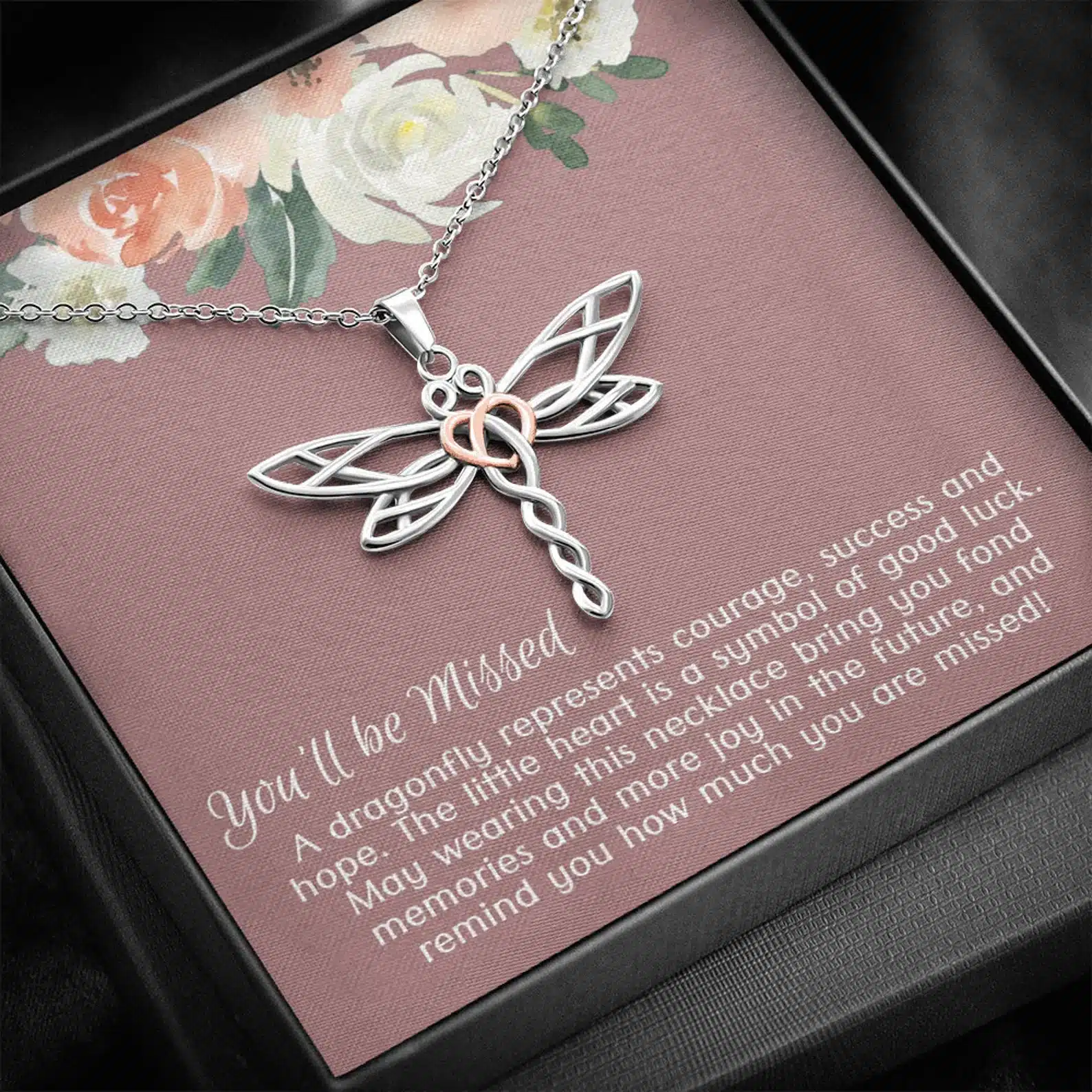 We Will Miss You Gift Necklace