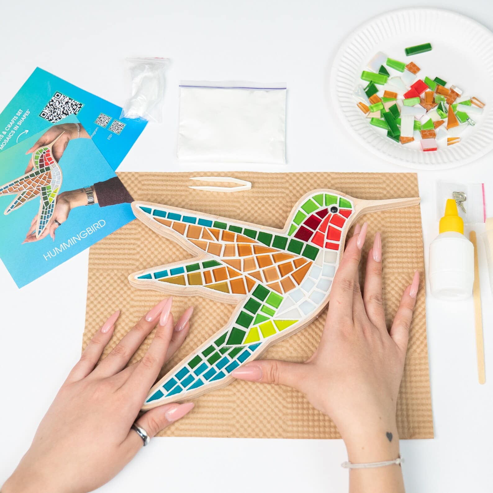 DIY Bird Mosaic Kit