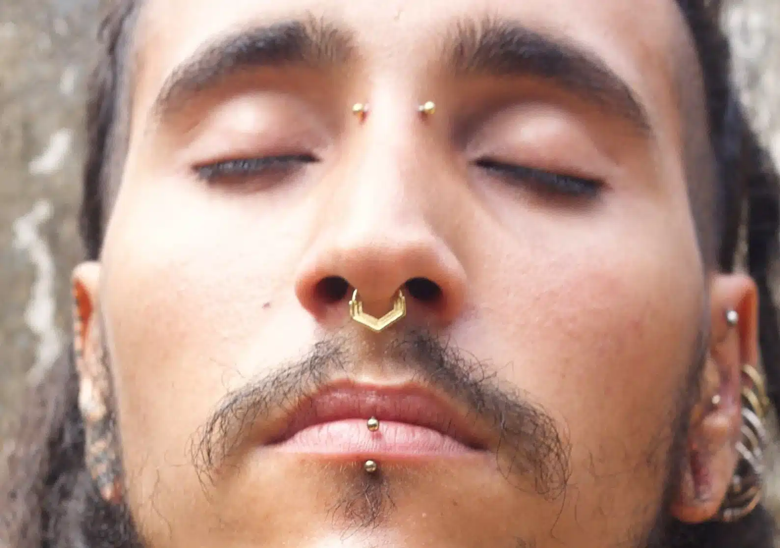 Solid Gold Septum Ring Gold