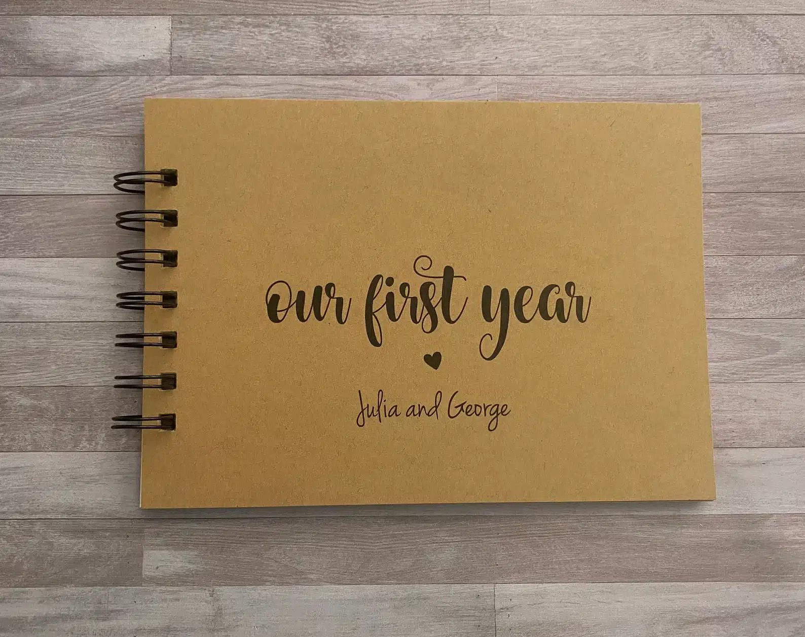 Our First Year Notebook Journal