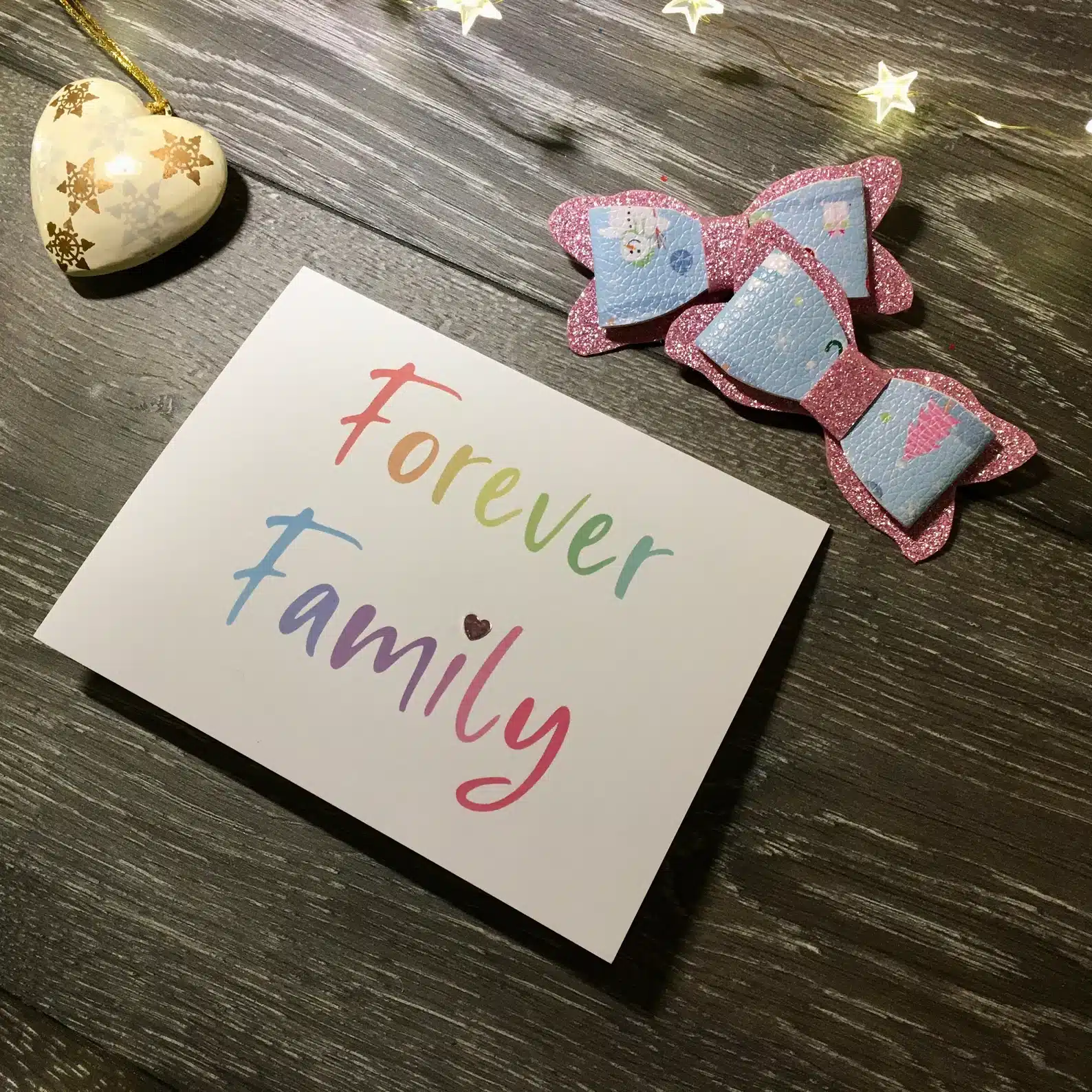 Adoption Card Forever Family