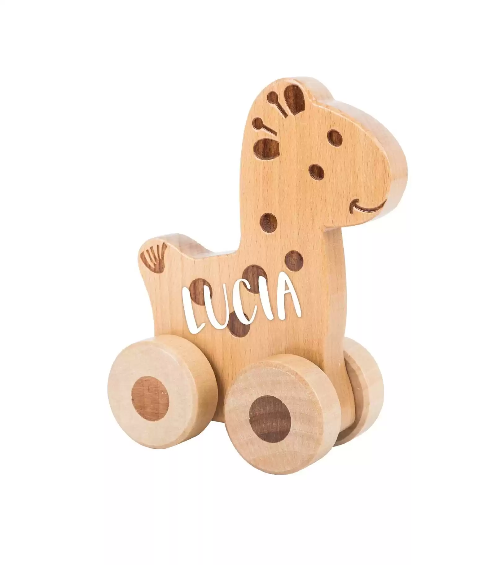 Wooden Giraffe Personalized With Name
