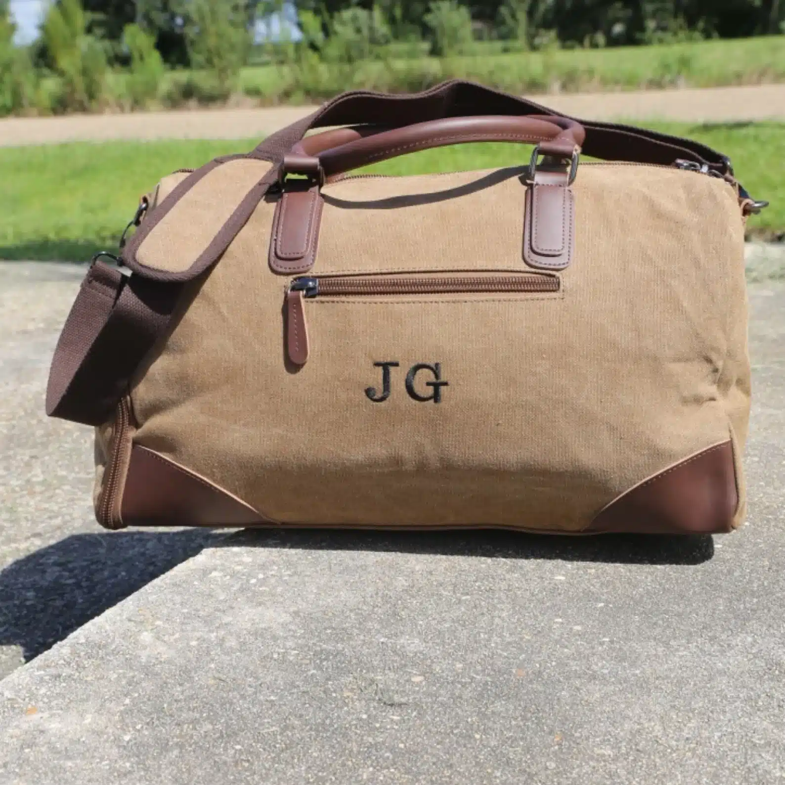 Personalized Mens Leather Bag