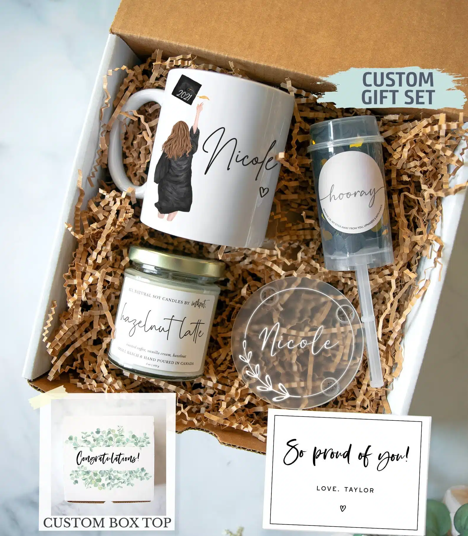 Personalized Graduation Gift Box for Her