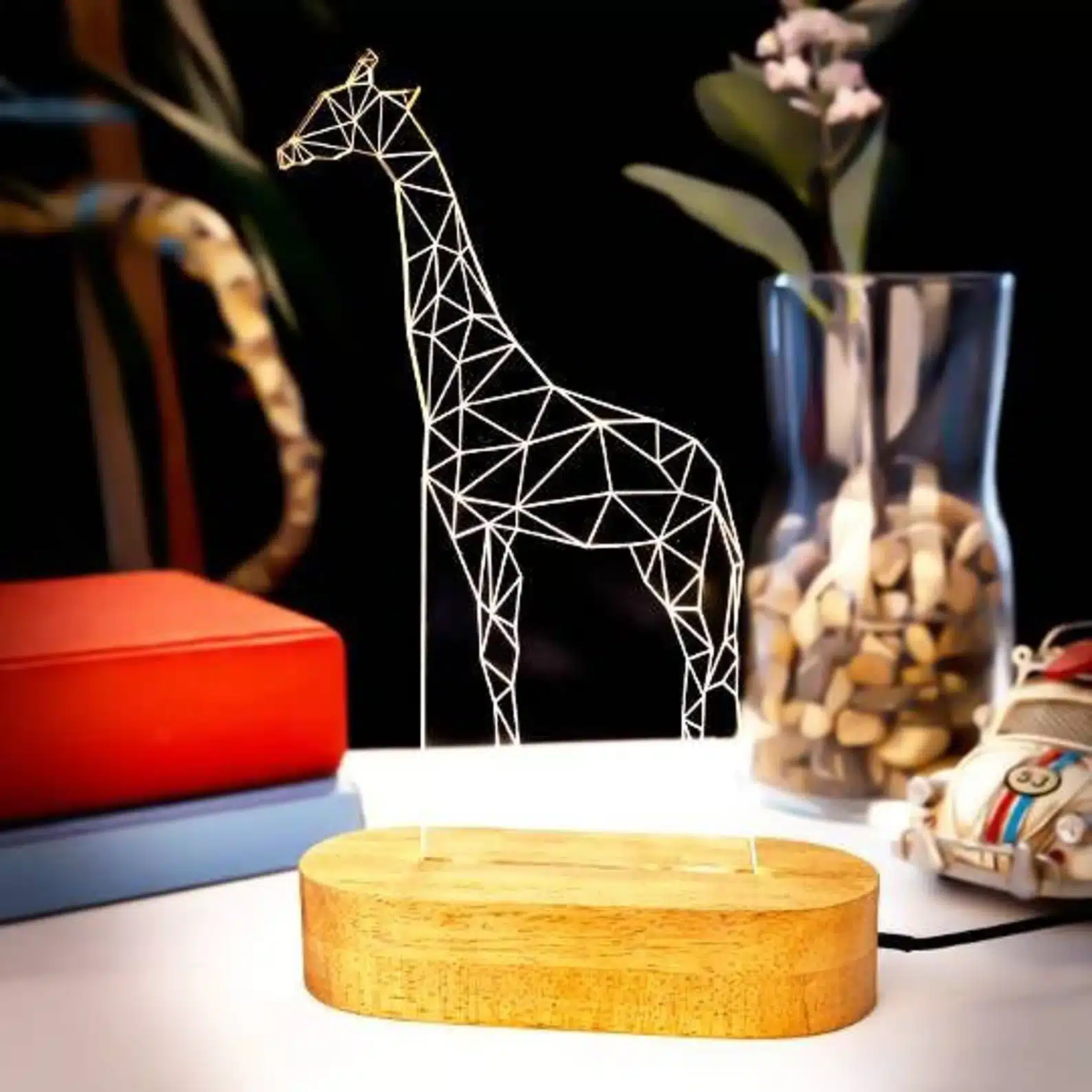 Giraffe Led Lights Acrylic Lamp