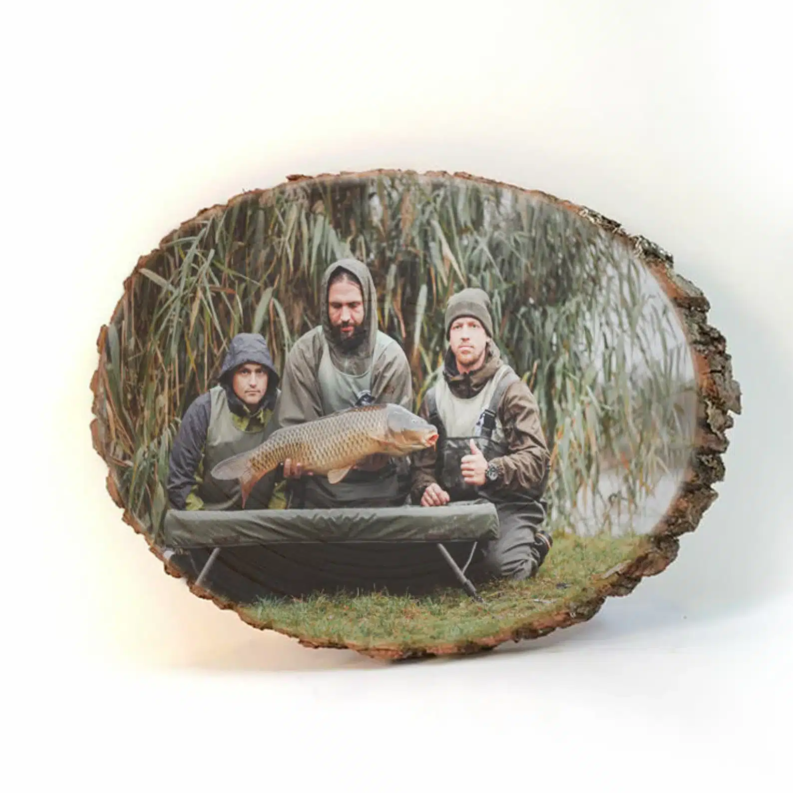 Hunting Picture on Wood