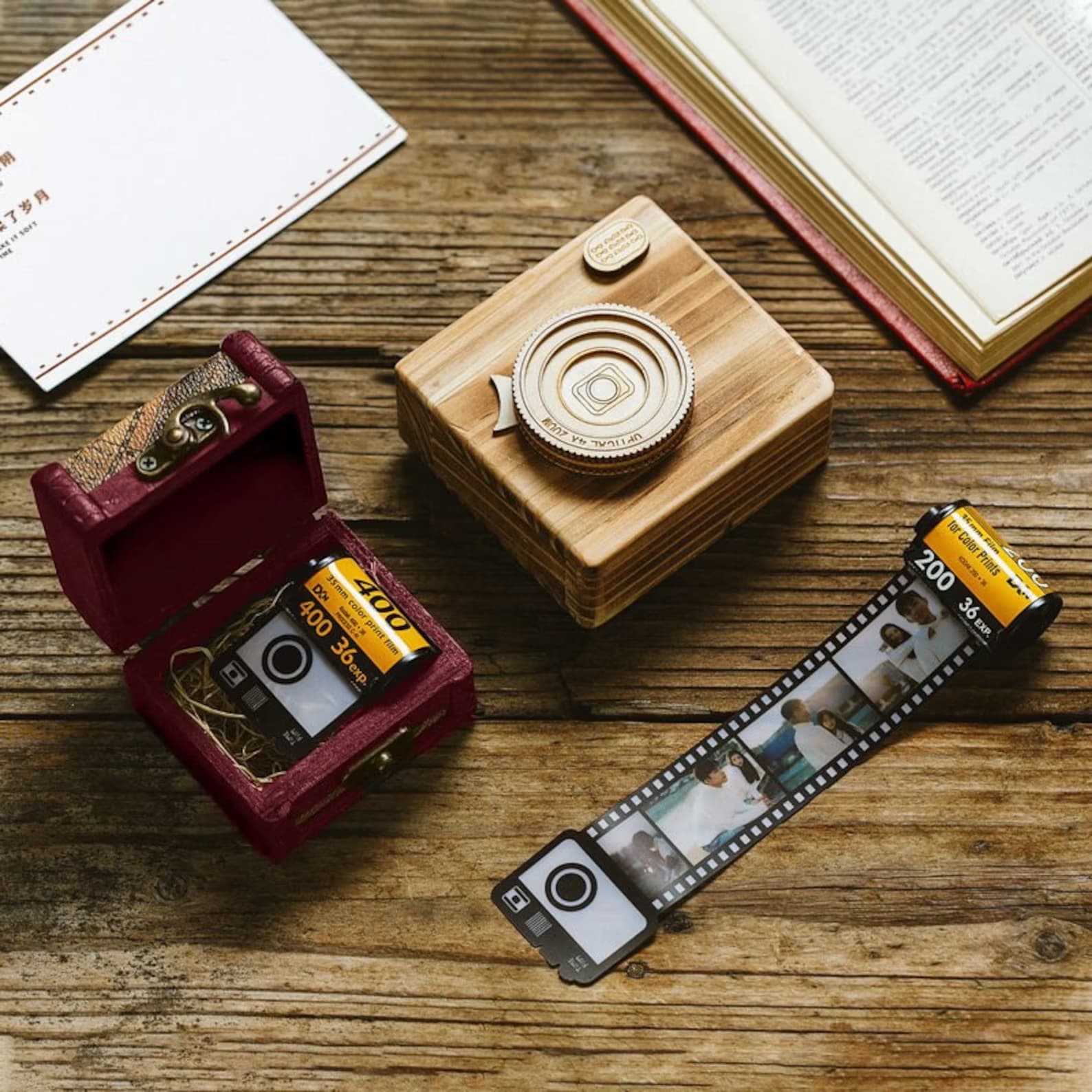 Personalized Camera Film Roll Photos Gift