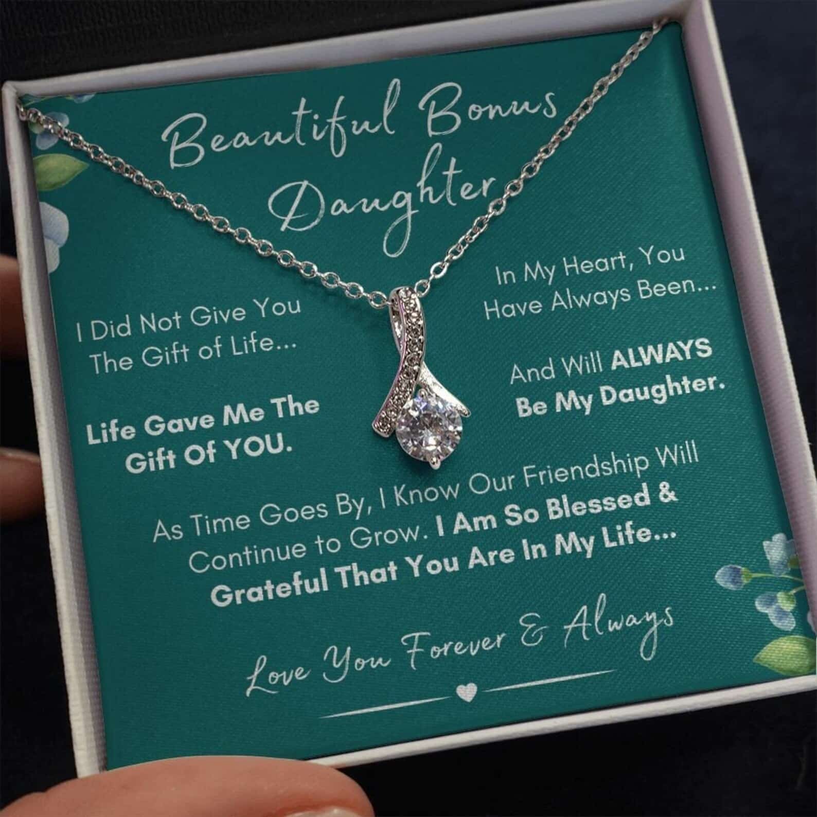 To My Beautiful Bonus Daughter