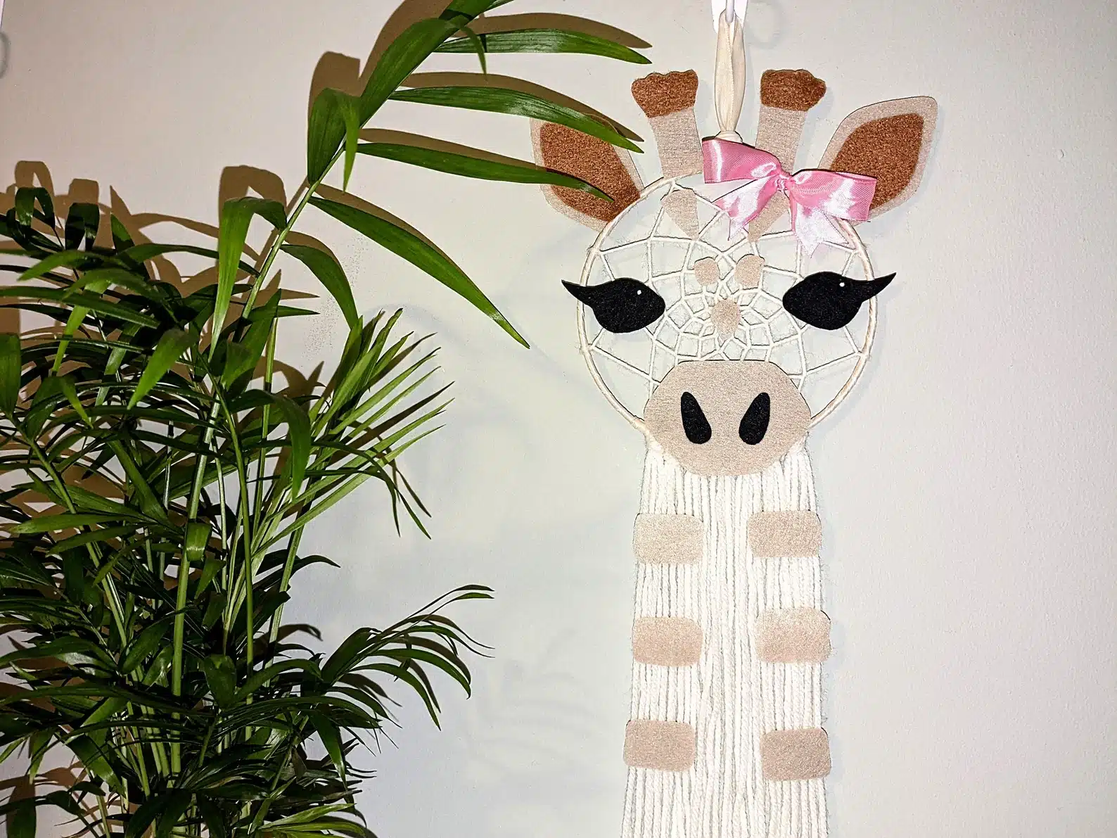 Handmade Giraffe Dreamcatcher