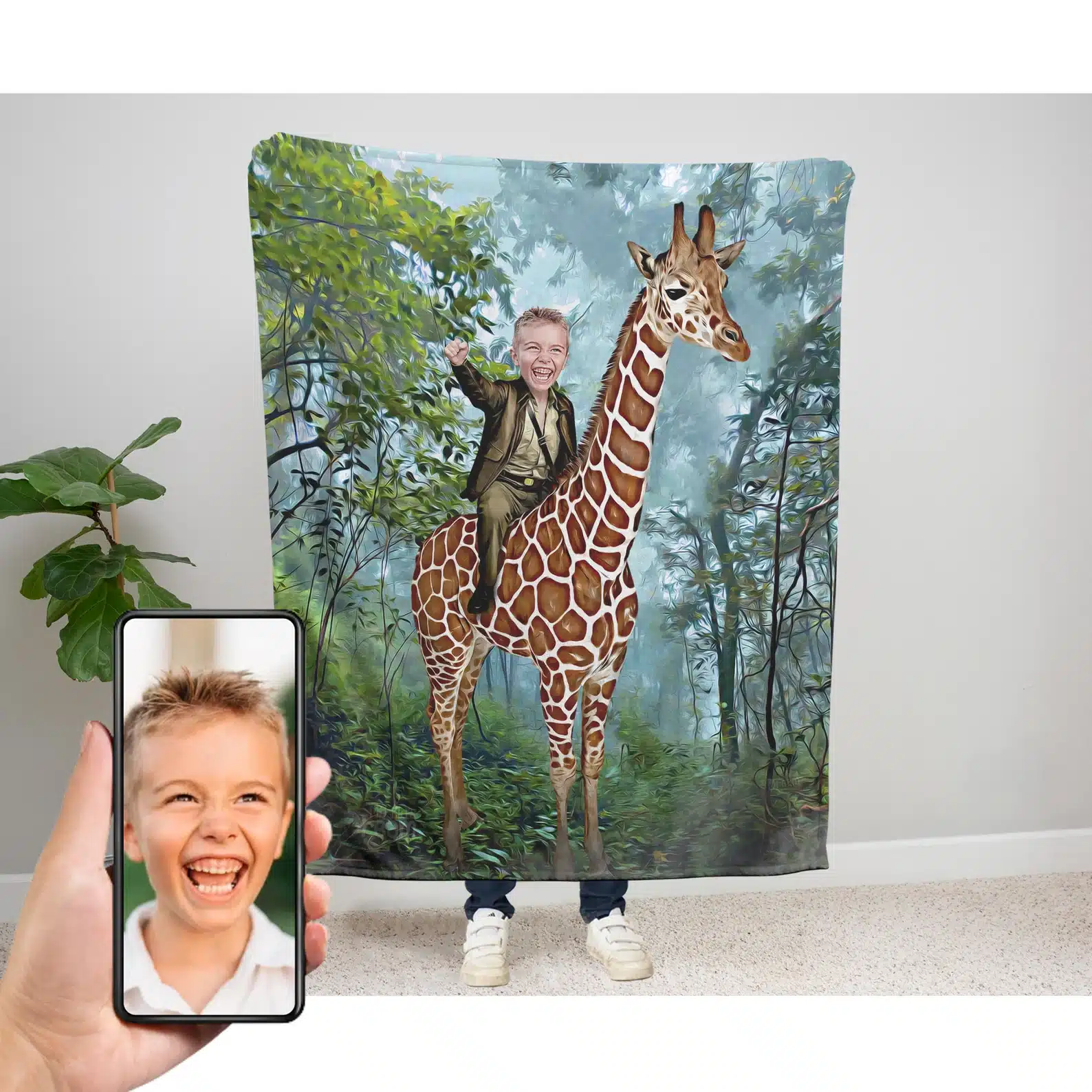Giraffe Blanket Custom