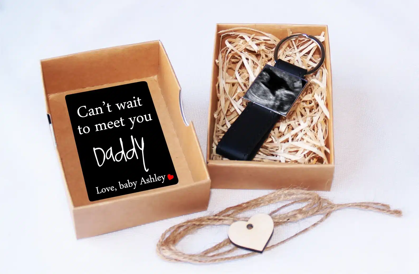 Keychain Sonogram For Daddy