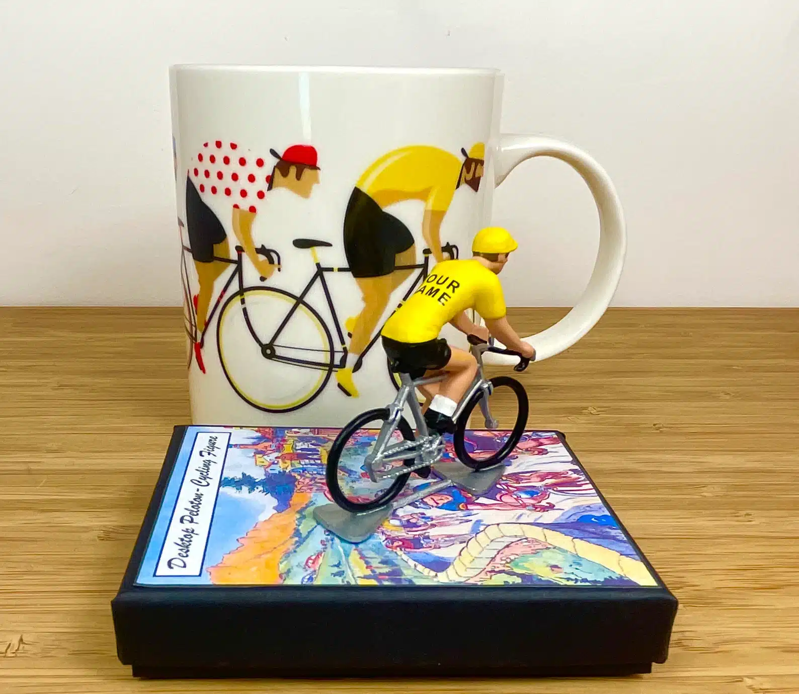 Cycling Figure & Mug