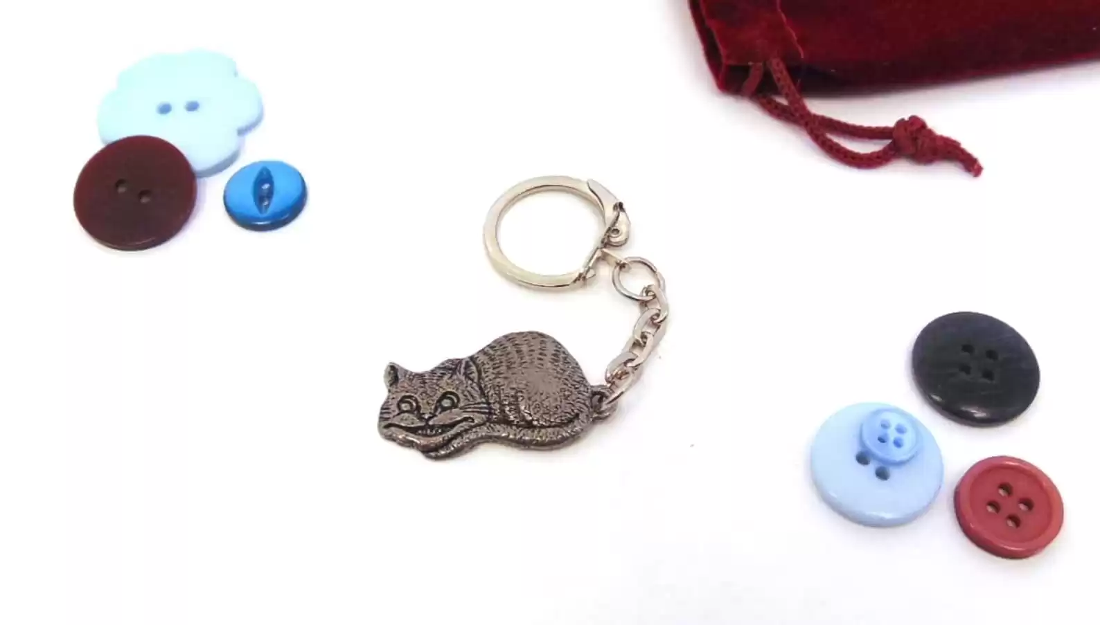 Cheshire Cat Design Keychain