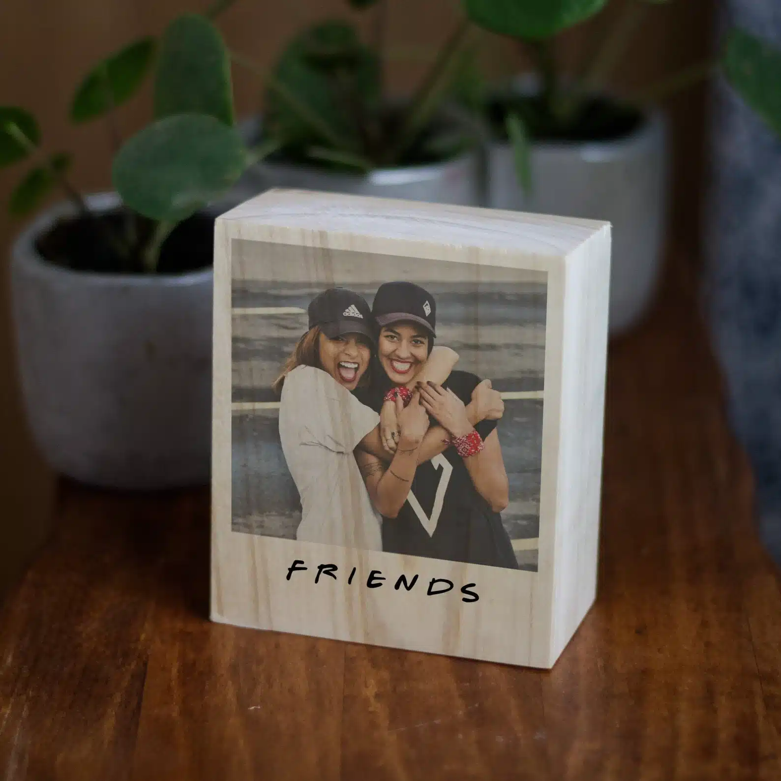 Friends Series Wooden Block With Your Photo