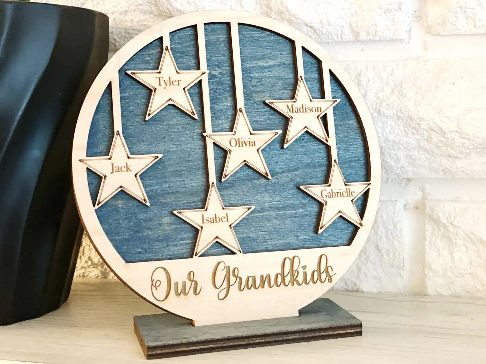 Personalized Grandkids Sign Grandparent