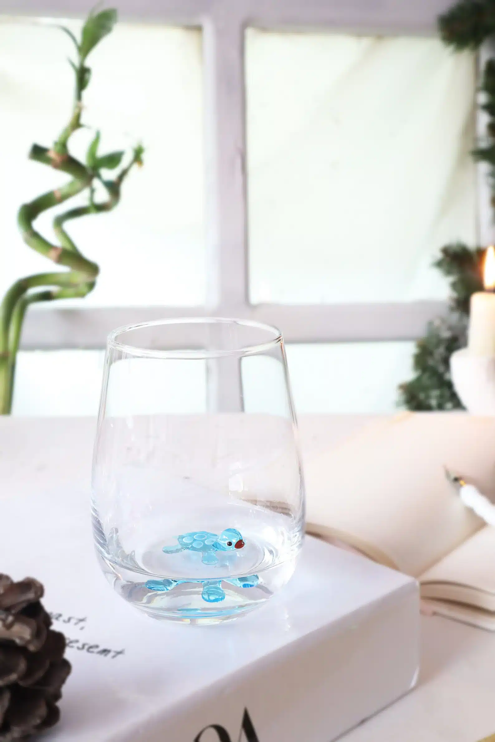 Water Drinking Glasses With Turtle