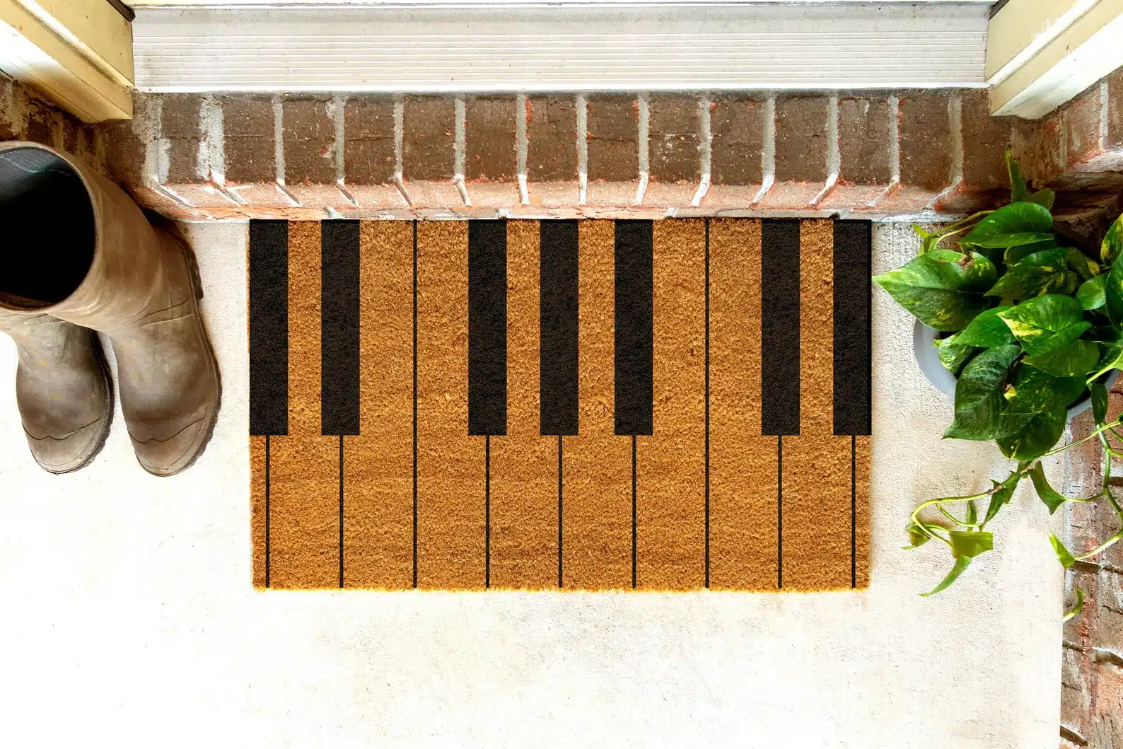 Piano Key Doormat