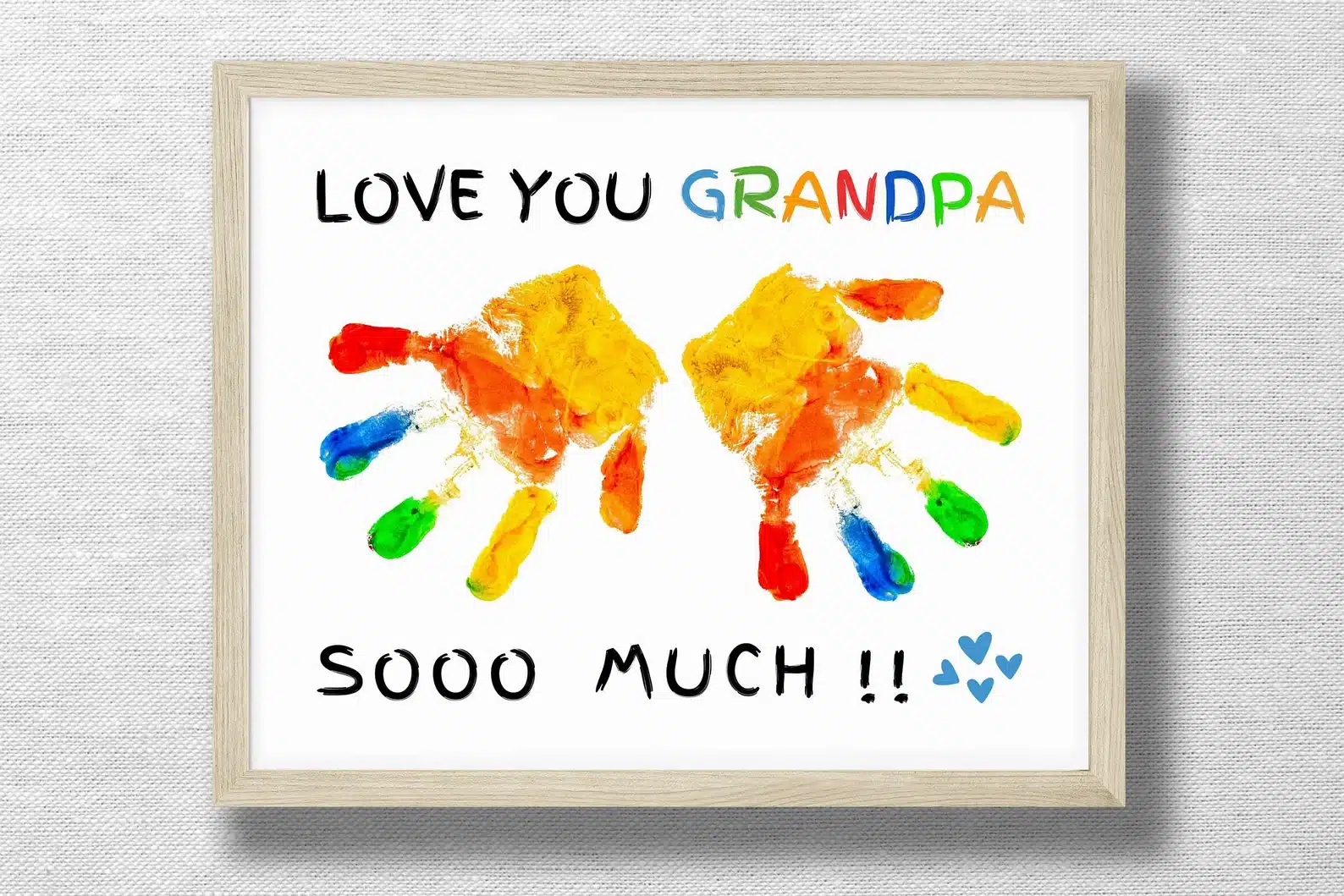 Grandpa Handprint Craft