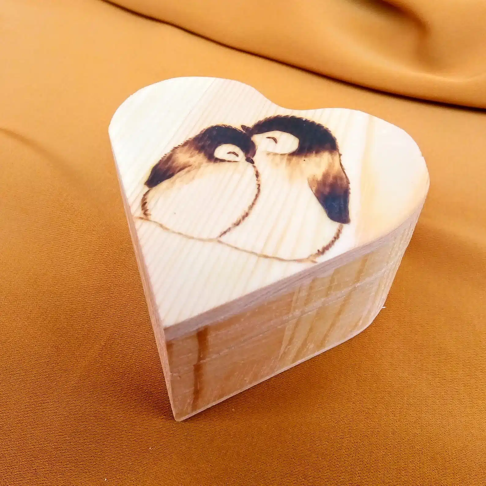 Penguin Gift Wooden Box