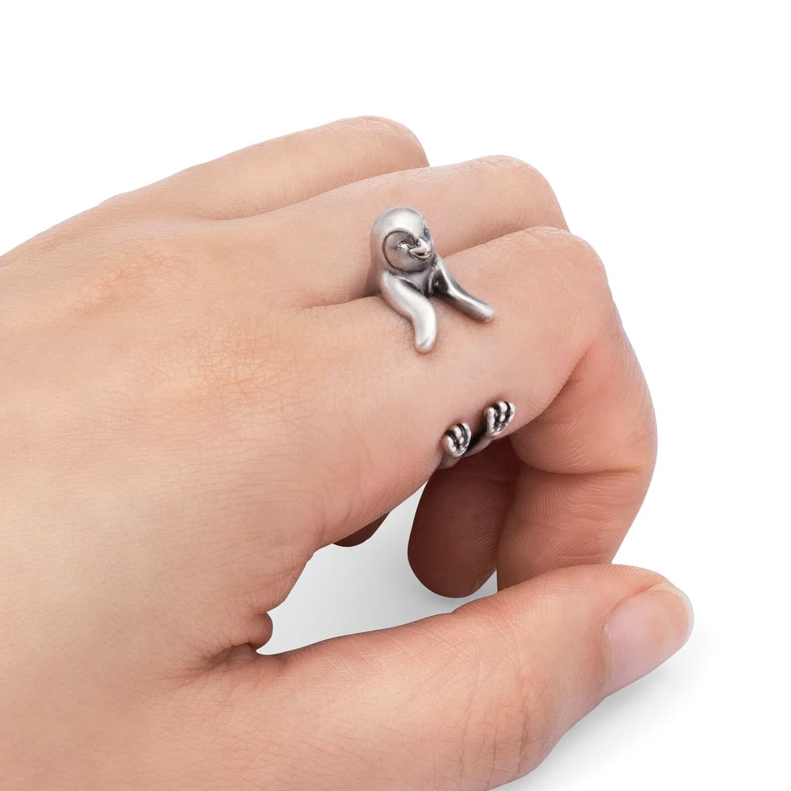 Penguin Ring Animal Jewelry