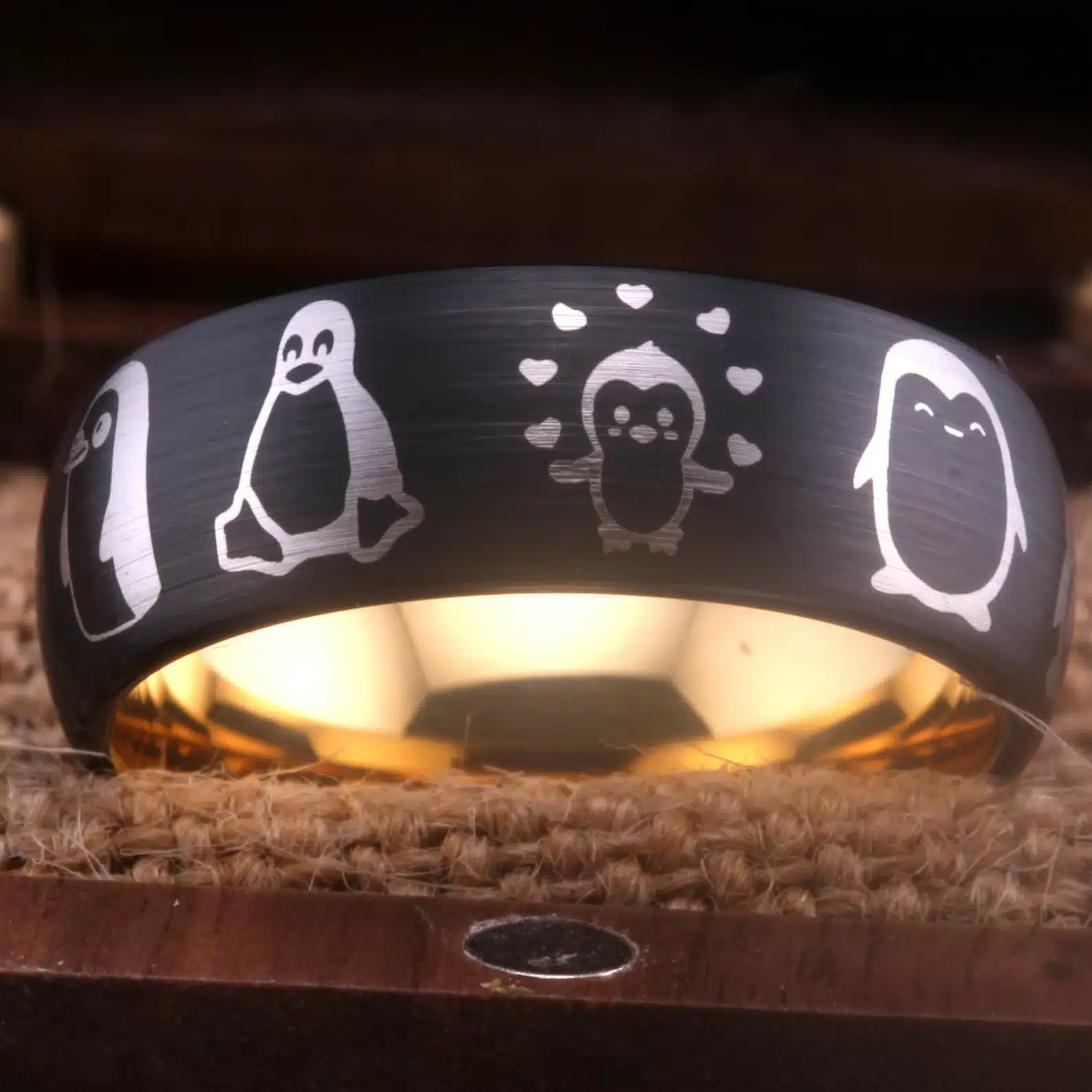 Penguins Ring Jewelry
