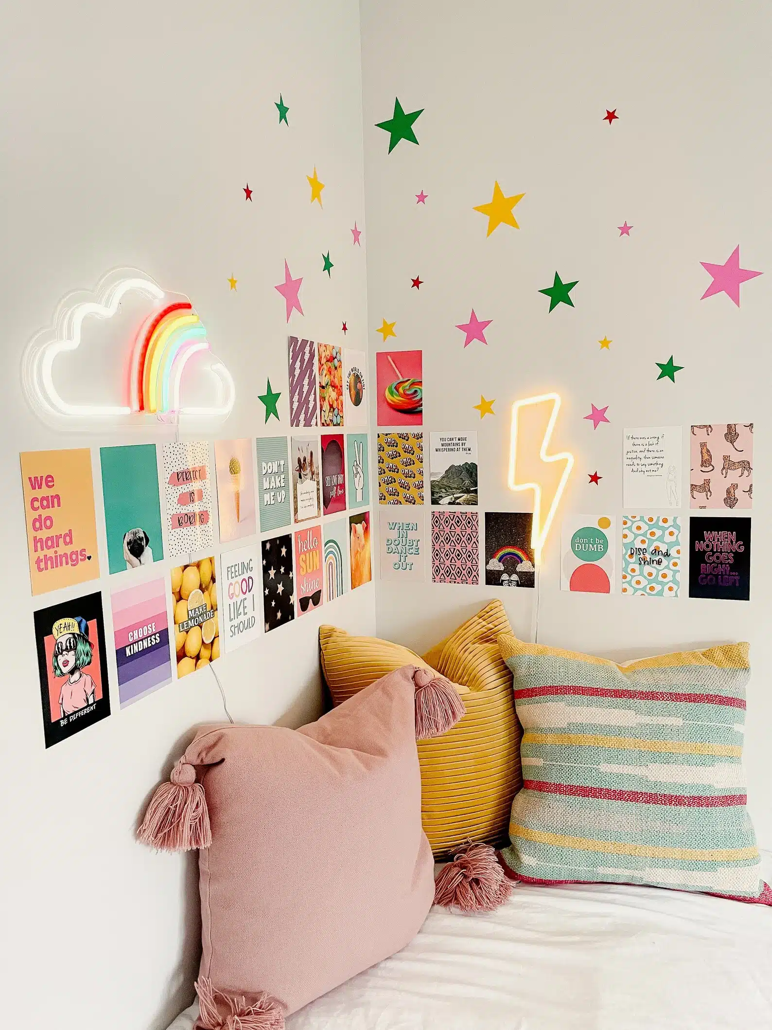 Pink Wall Collage Print Kit