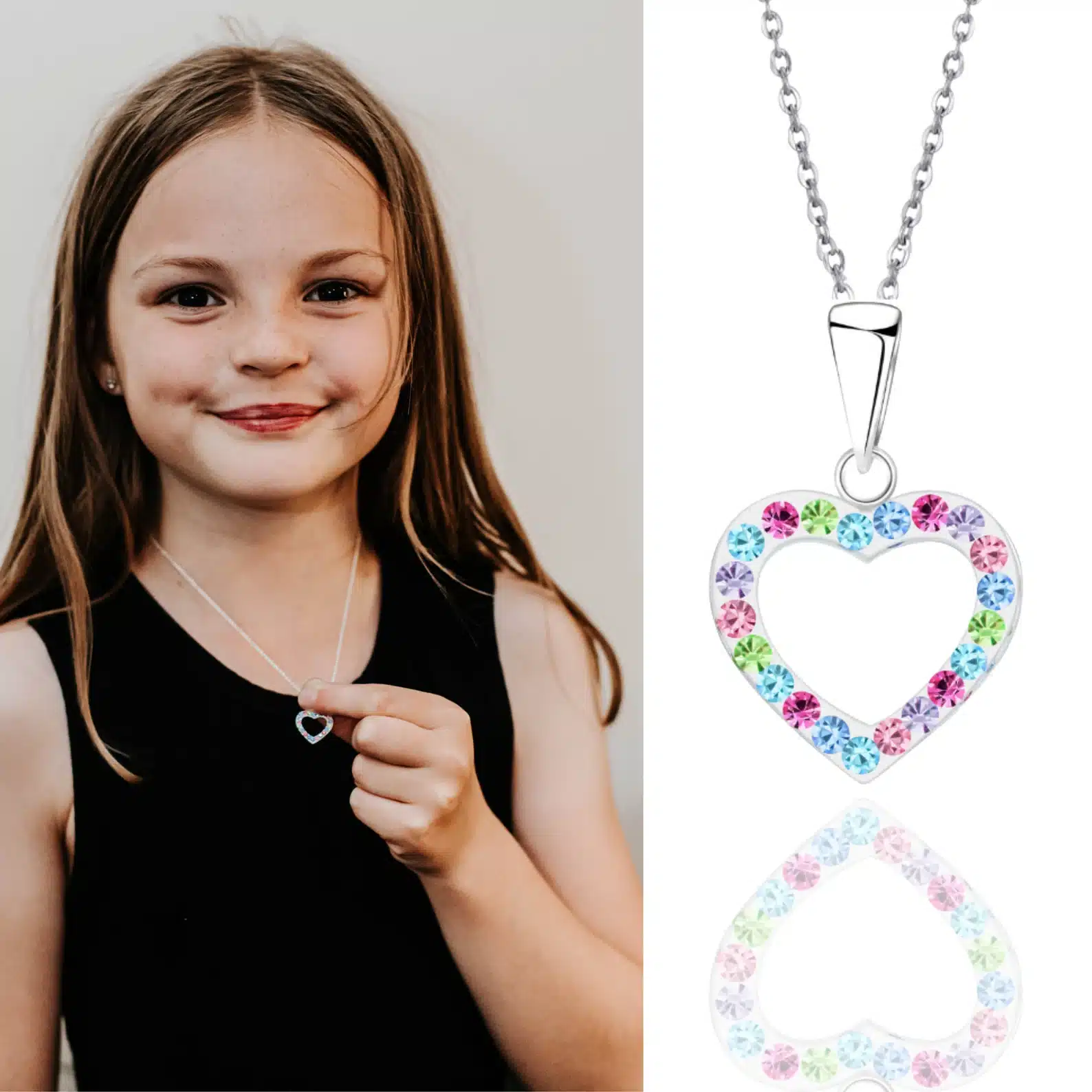 Children's Love Heart Necklace