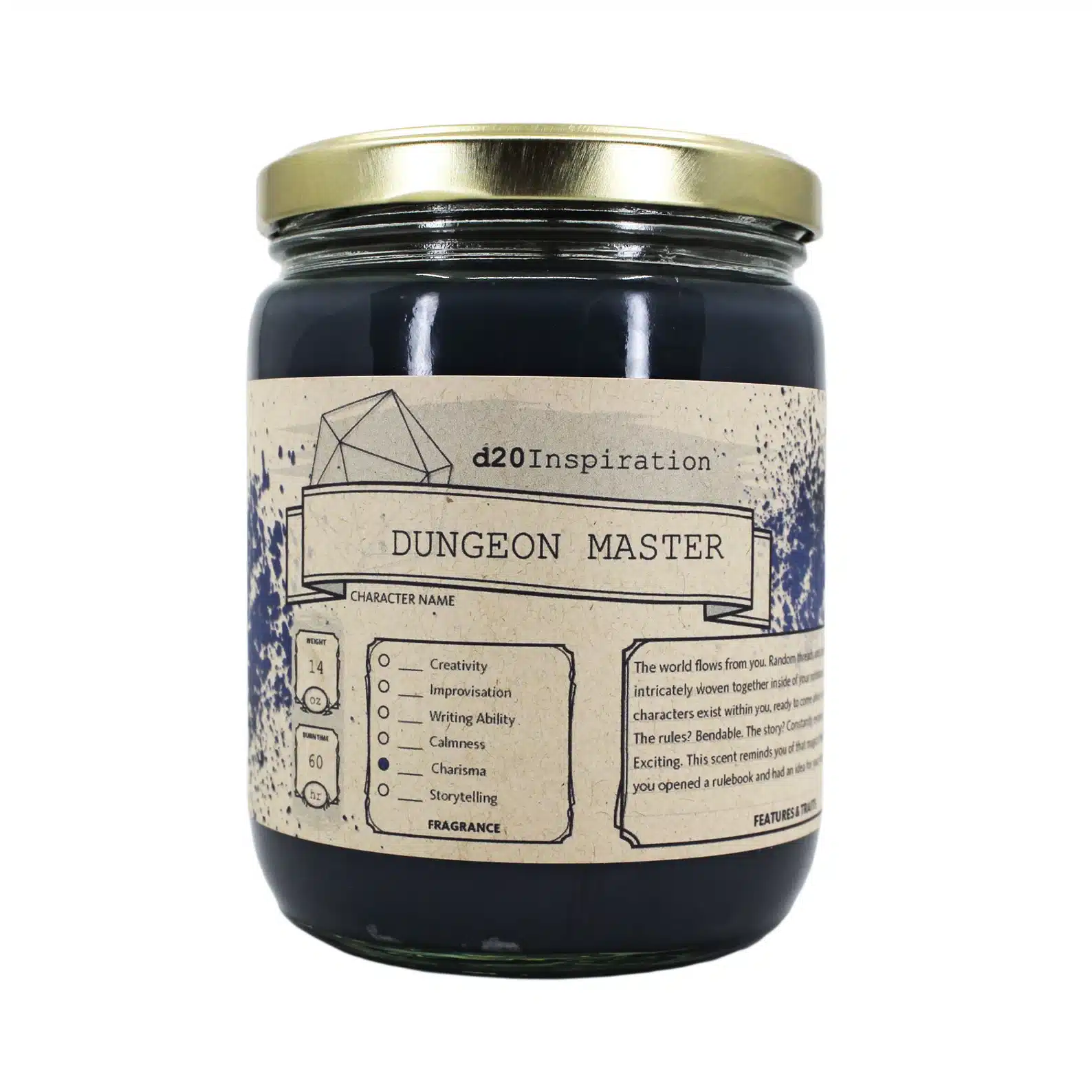 Dungeon Master Gaming Soy Candle