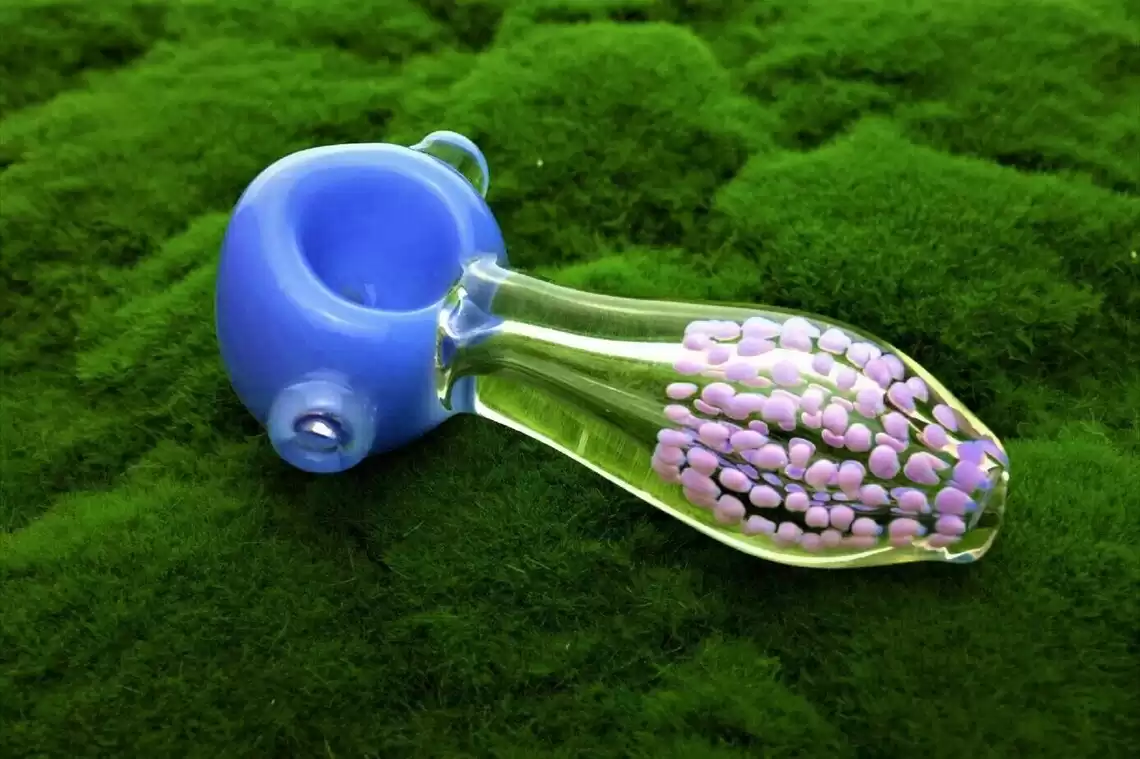 Colorful Bubble Design Glass Pipe