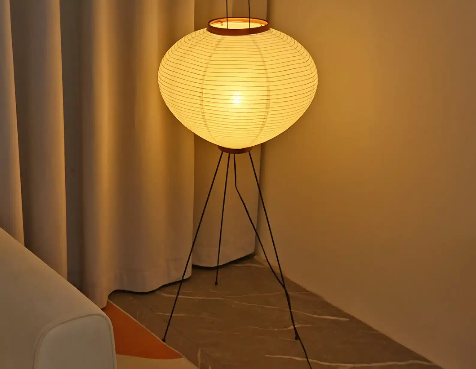 Tripod Japanese Style Paper Lamp