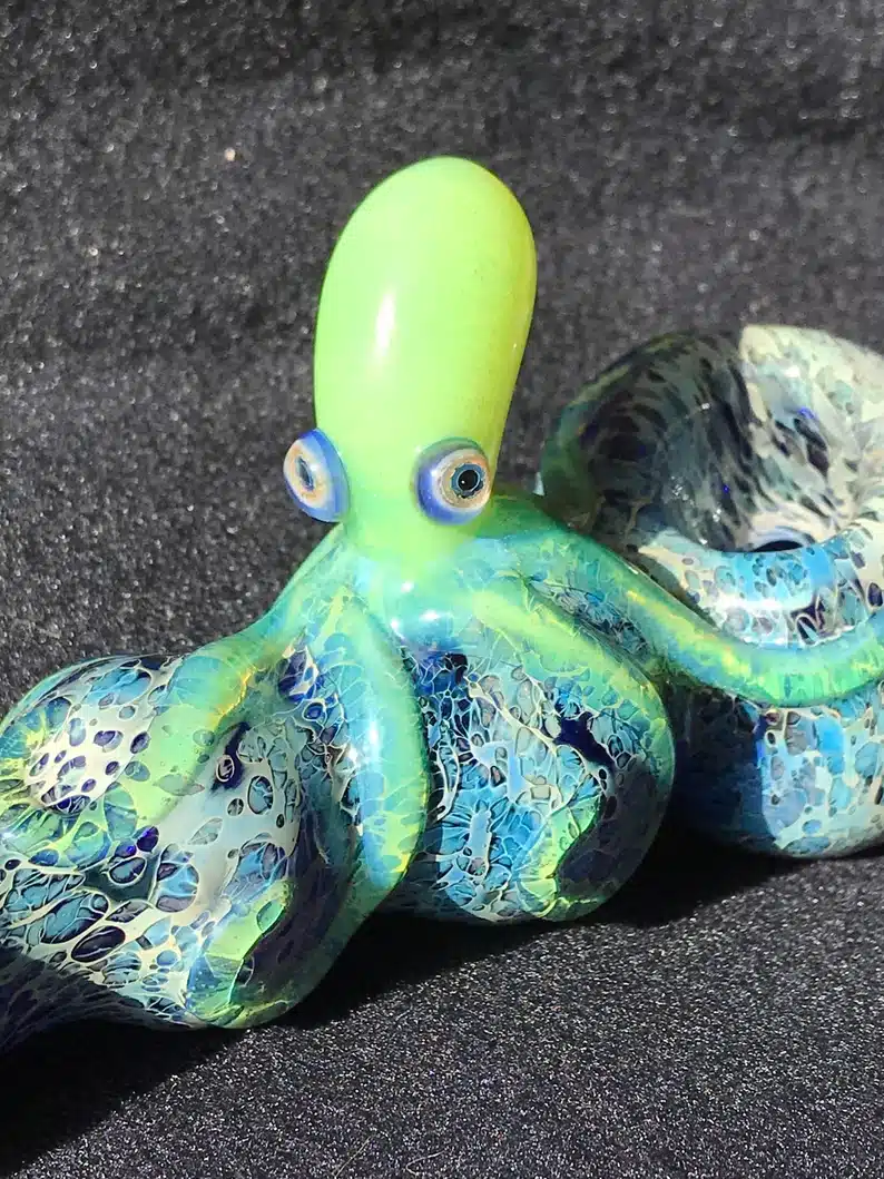 Slyme Octopus Glass Pipe