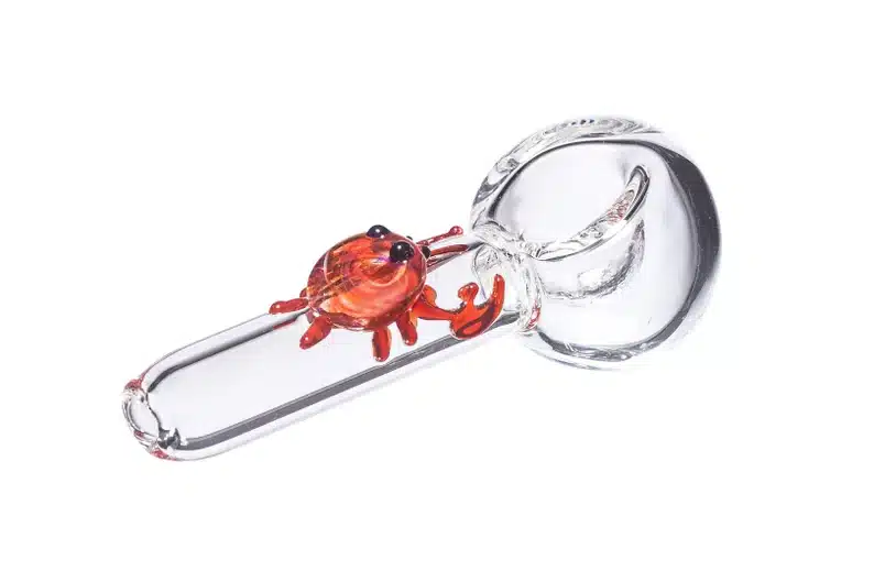 CrabClear Glass Spoon Pipe