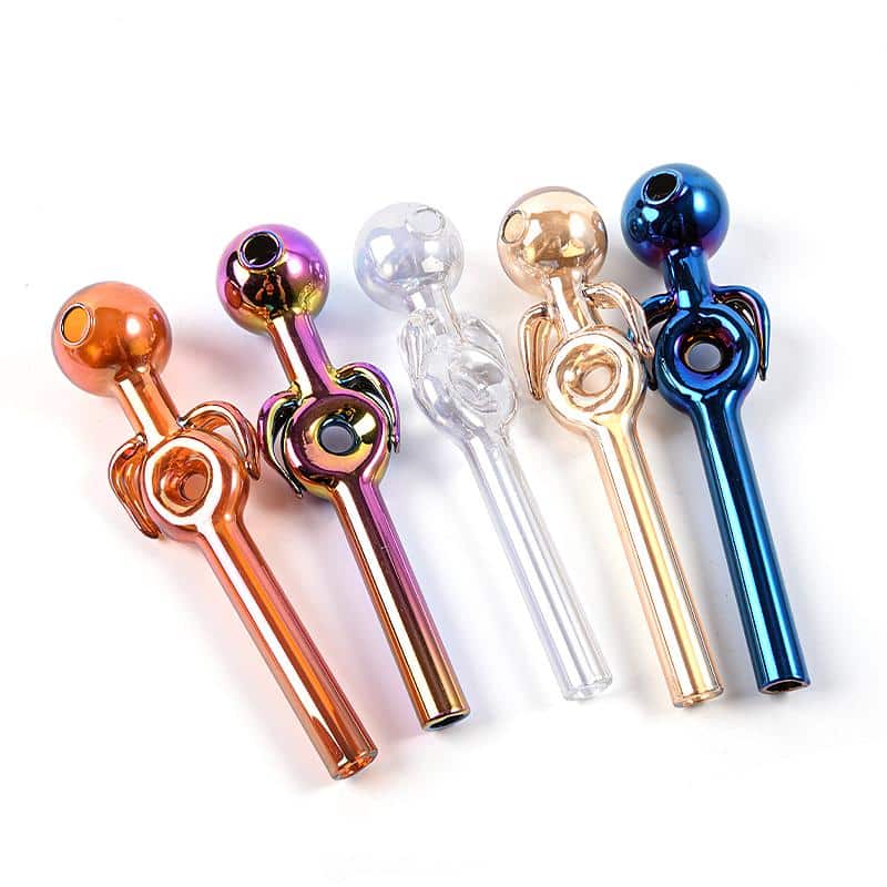 Electroplate Pyrex Oil Burner Pipes