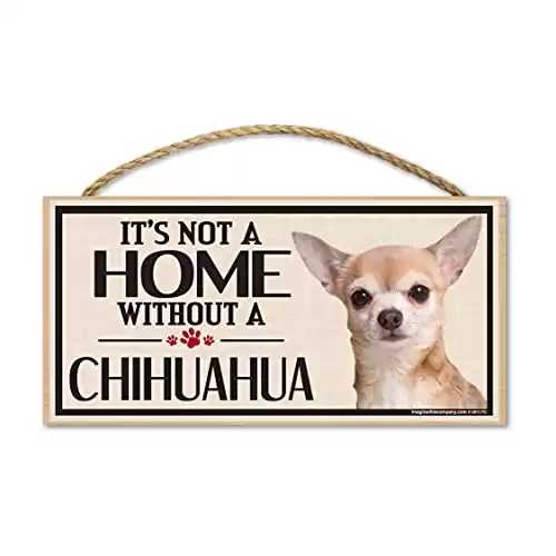 Wood Sign for Chihuahua Dog Breeds
