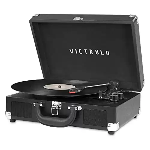 Portable Suitcase Record Player