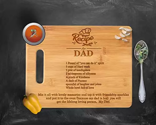 Dad's Recipe Cutting Board