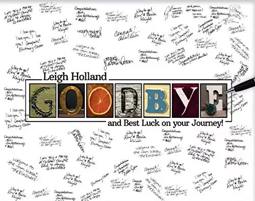 Personalized Goodbye Farewell Print