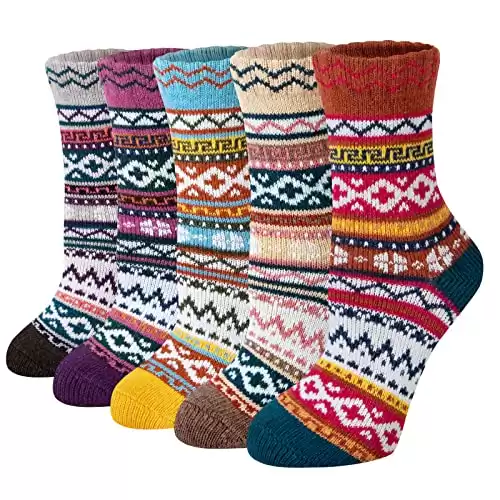 Womens Cold Weather Soft Warm Socks