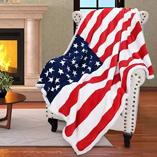 US Flag Blanket