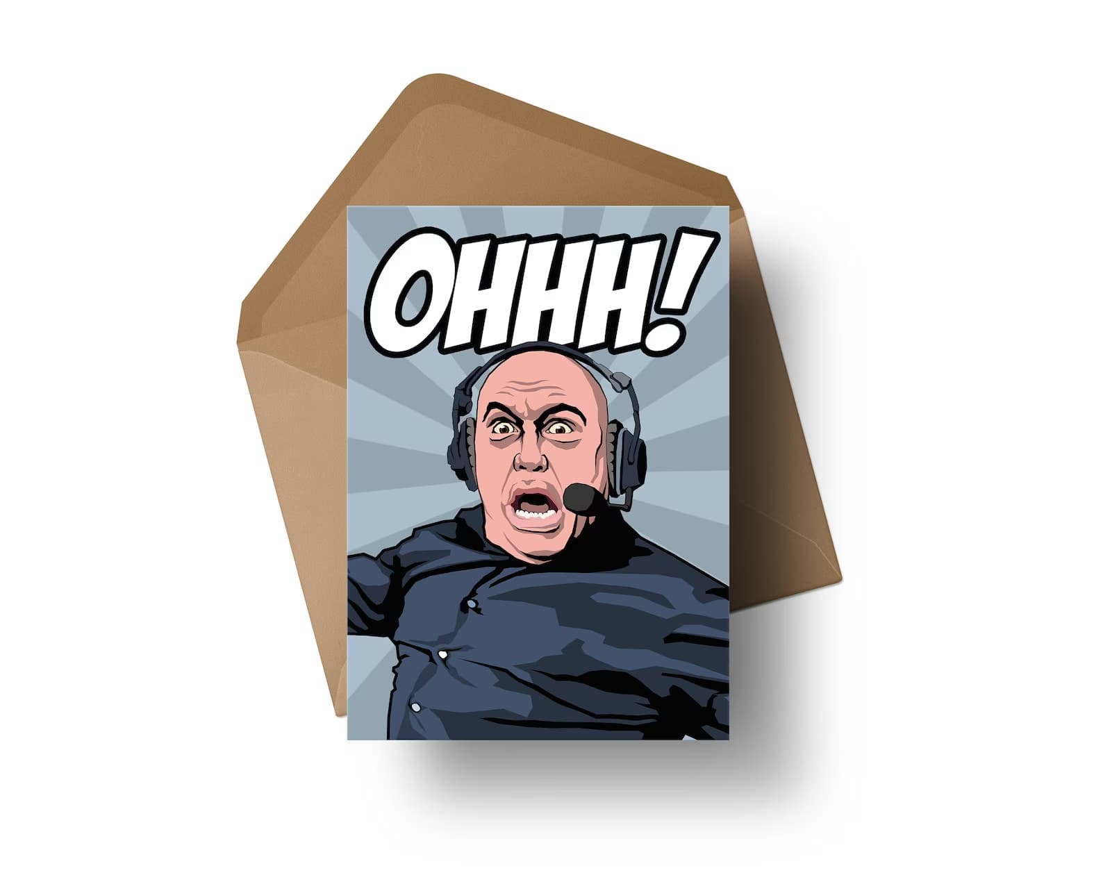 Joe 'OHHH' Rogan Greeting Card