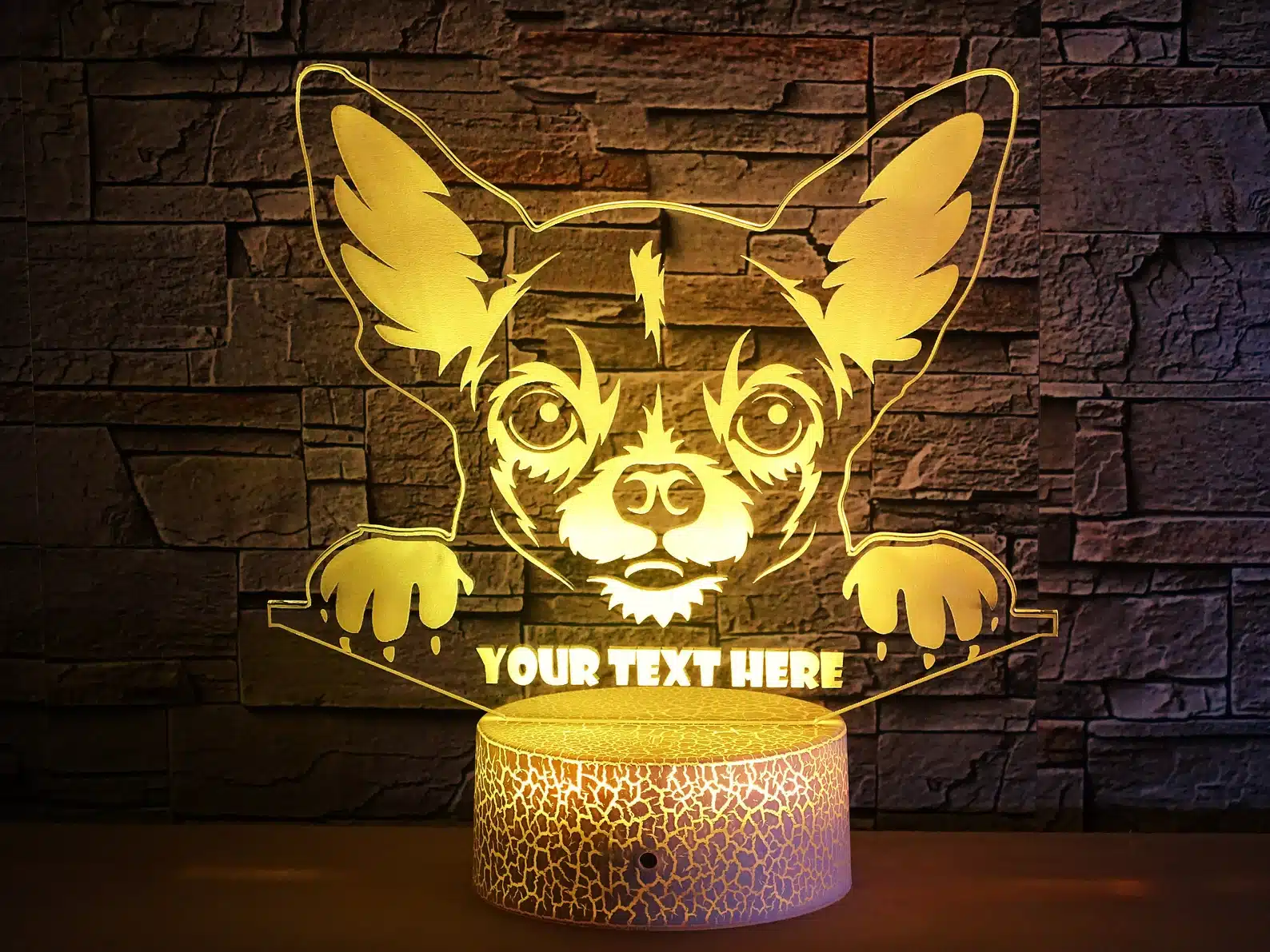 Chihuahua Personalized 3D Decor Lamp