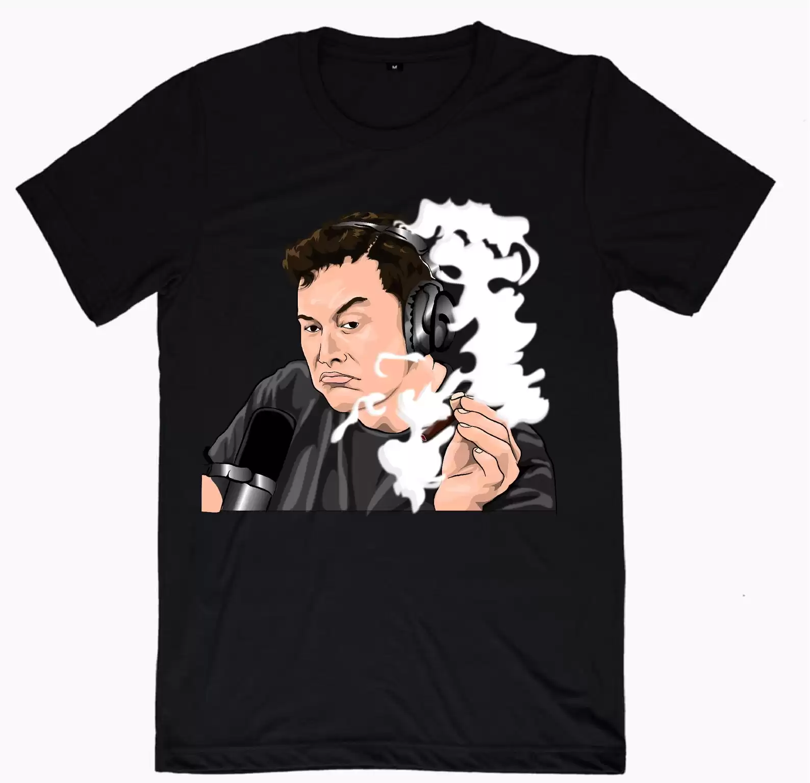Elon Musk Smoking on Joe Rogan Podcast T-shirt
