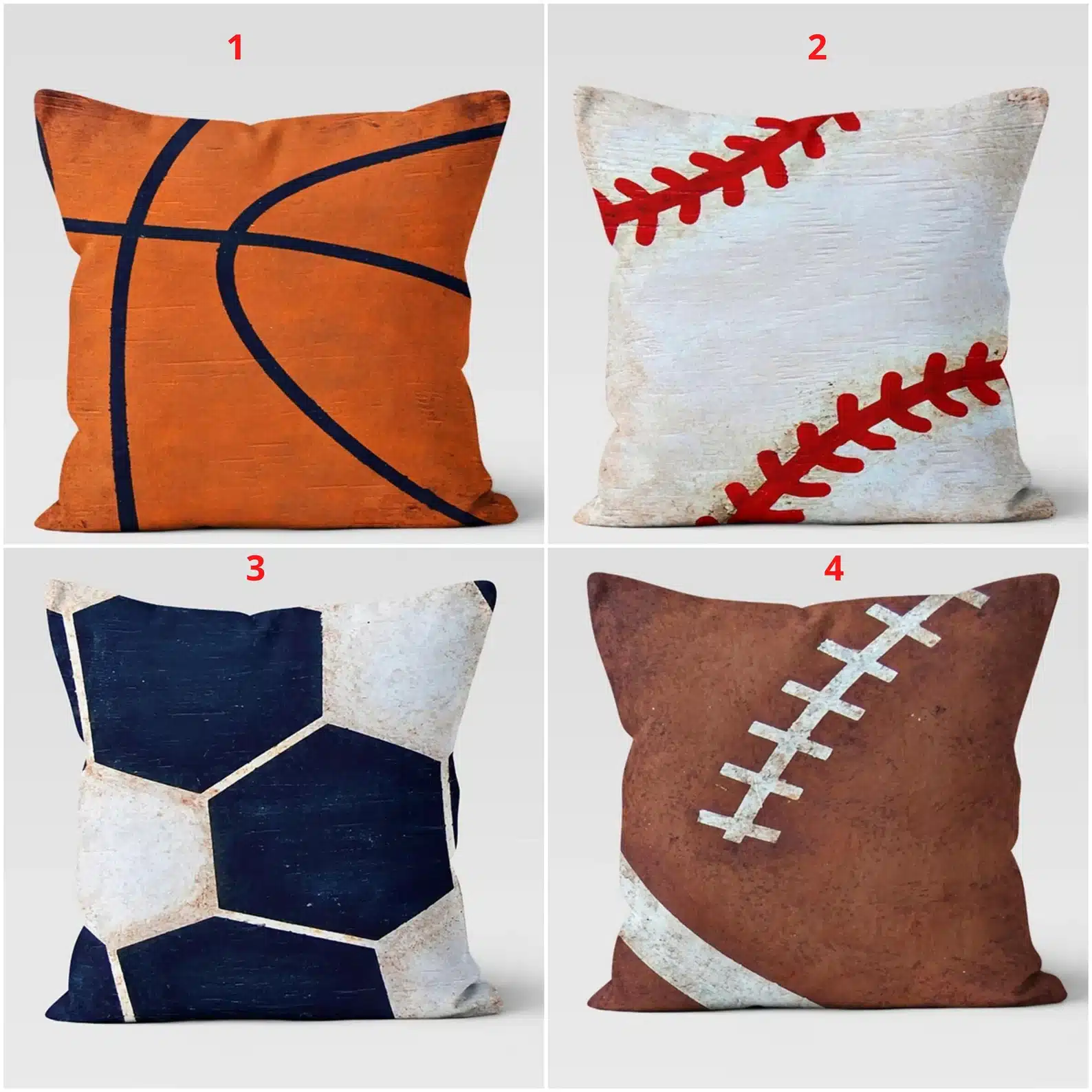 Sports Design Pillow Cover