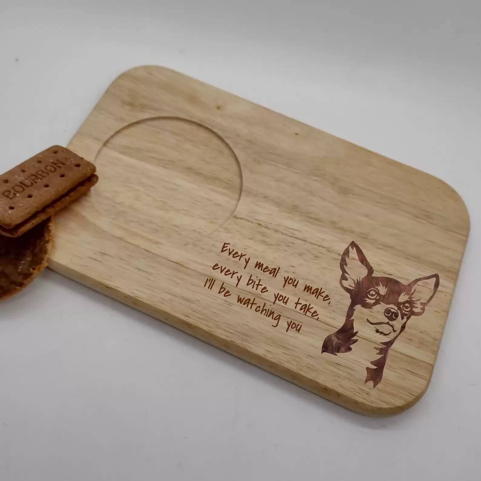 Chihuahua Tea and Biscuits Serving Board