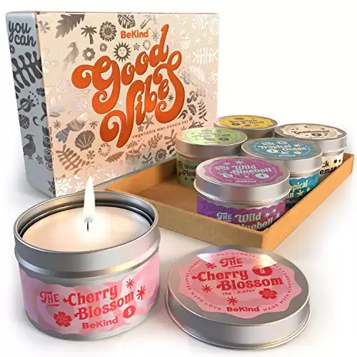 6 Scented Candles Set