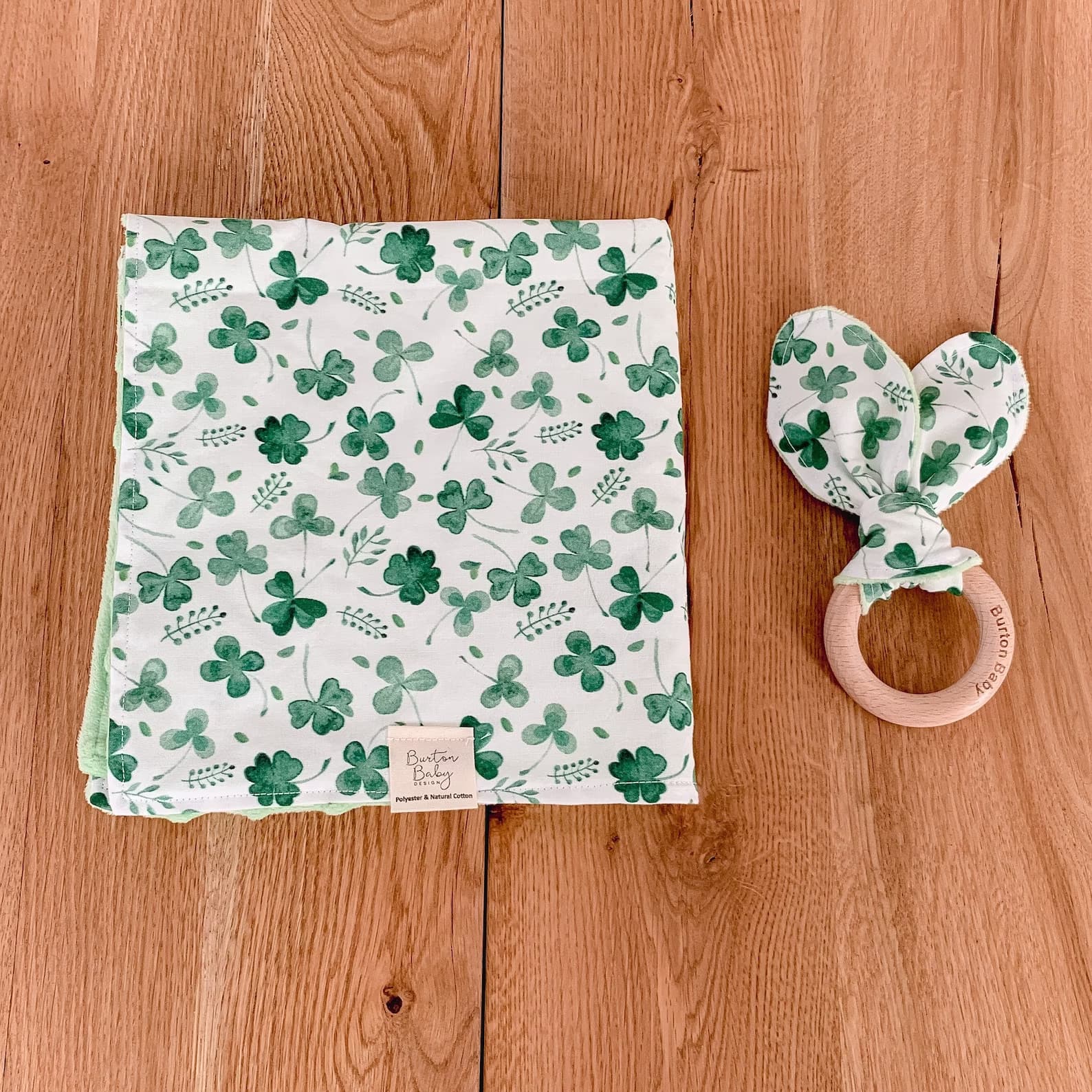 Personalized Lovey and Teething Ring
