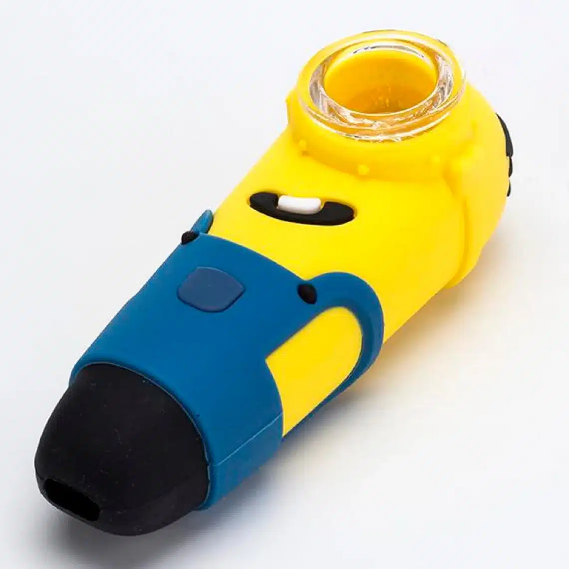 Unbreakable Silicon Pipe with Glass Bowl