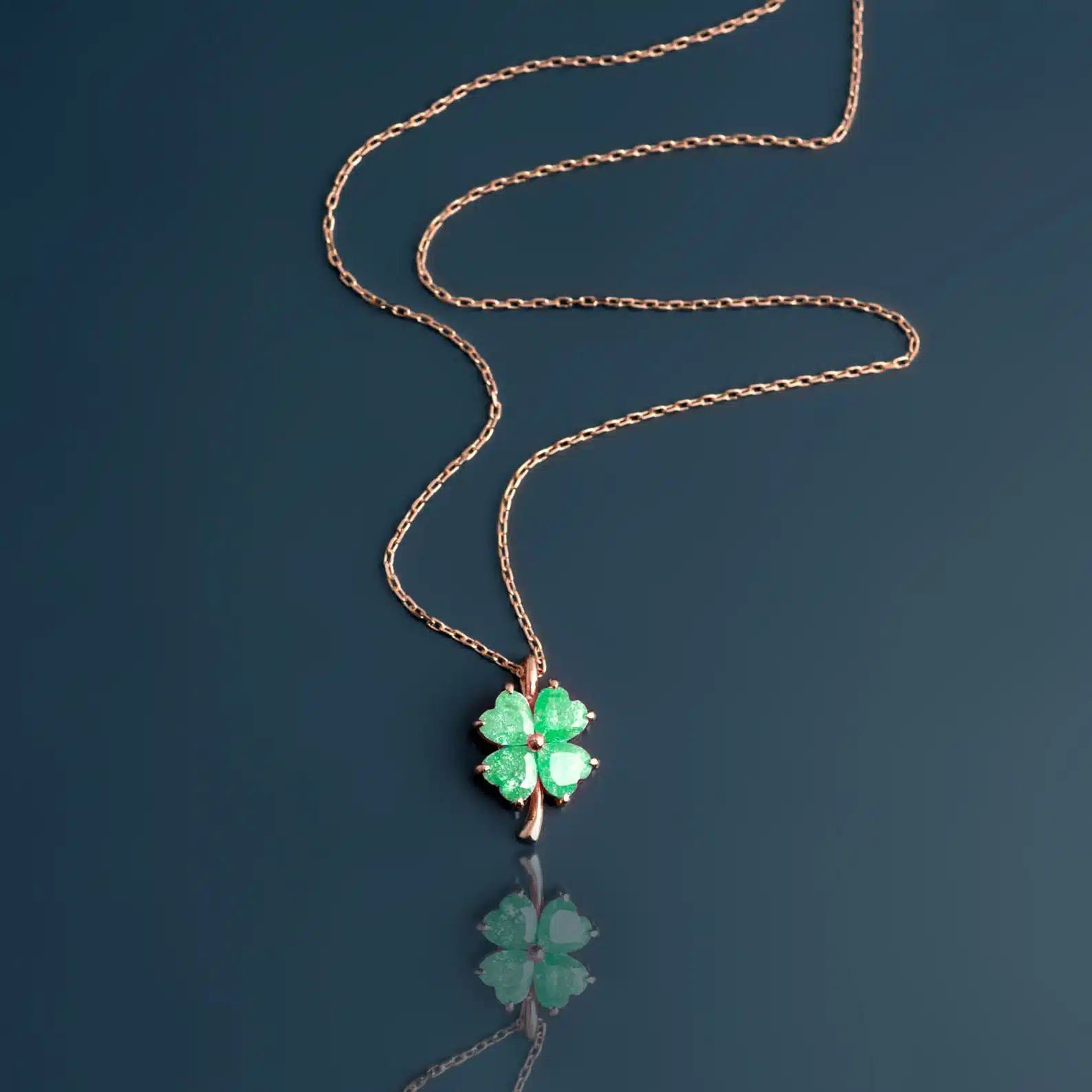 Four Leaf Clover Good Luck Necklace